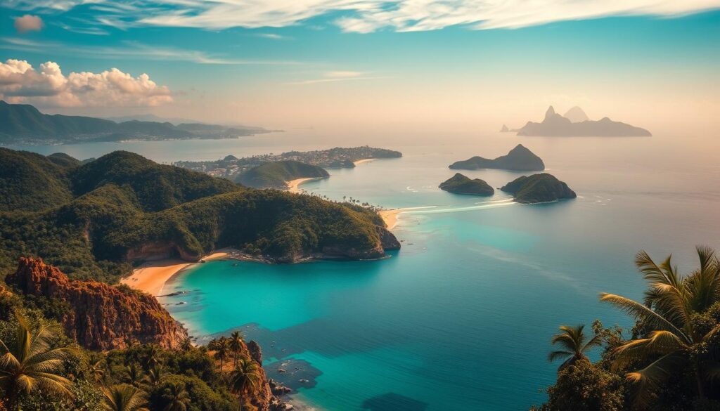 Brazilian coastline